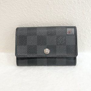 SOLD LOUIS VUITTON Damier Graphite 6 Keys Holder